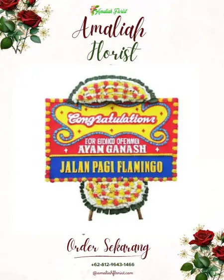 Sewa Papan Bunga Mliwis
